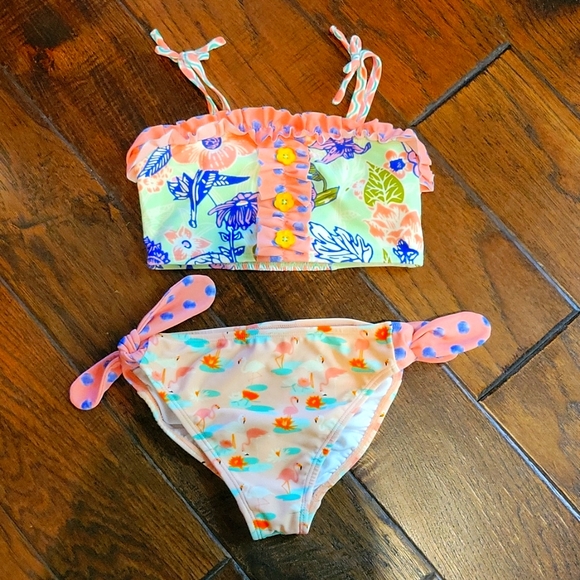 Matilda Jane Swim Euc Matilda Jane Lets Go Together 2pc Swimsuitbikini Poshmark